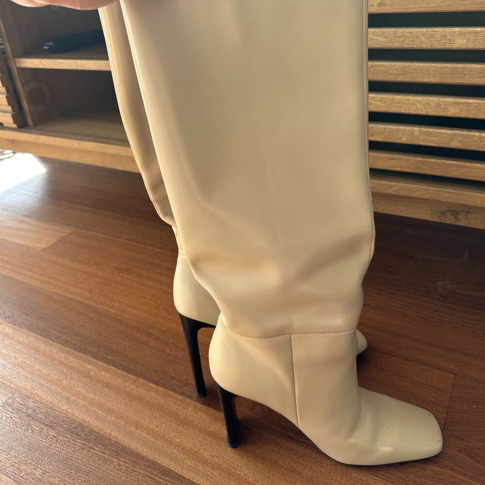 Raye X Revolve Devinn High Heeled Boot In Bone - image 1